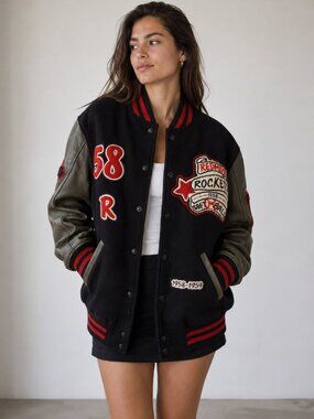 NEW LF Varsity Letterman Wool Jacket Size 38